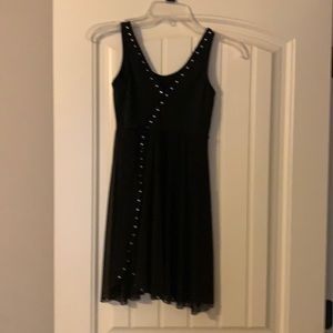 Rhinestoned dance dress